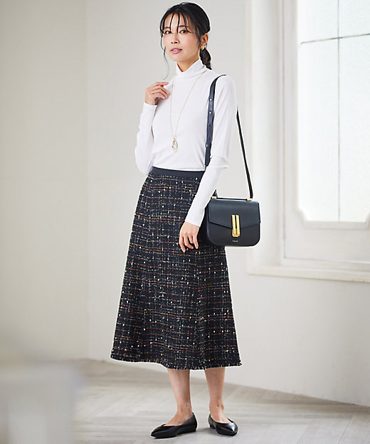 GIOLICAカラーミックスツイード スカート