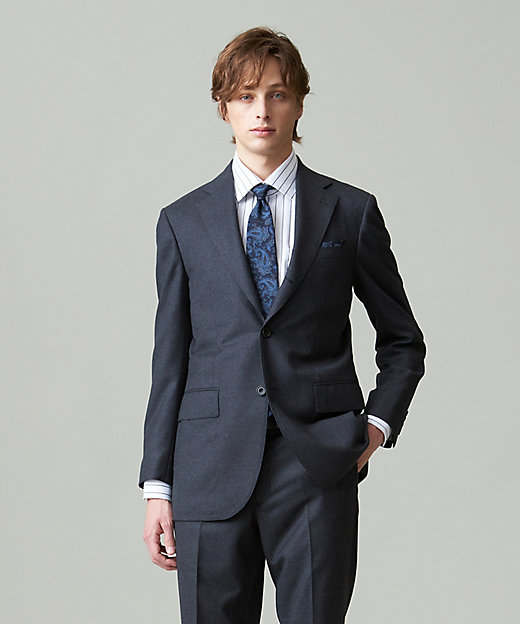 WILLIAM HALSTEAD】スーパーファインウールフランネル