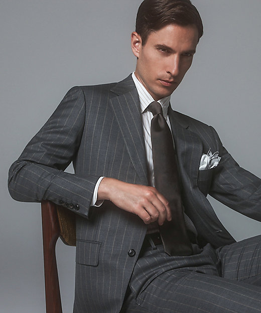 CANONICO／カノニコ】 リベンジ 150's 通年スーツ（グレー