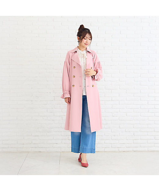 ギャザートレンチコート（51071601） | Rose Tiara (Women