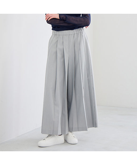 フロントプリーツキュロットスカート（81041501） | R-ISM