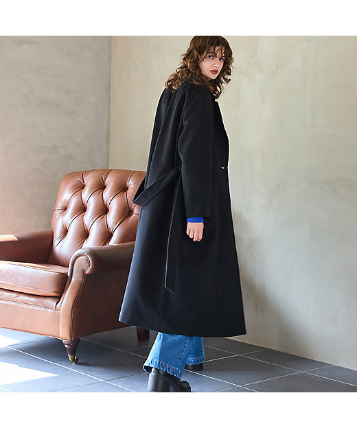 名品アイテム・カシミヤ100％】ロングコート（81086503