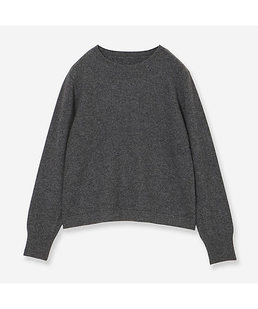 全6色】カシミヤ100％クルーネックニット（81136553） | R