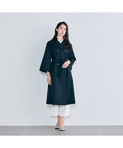 ロールアップスリーブトレンチコート（83071501） | Rose