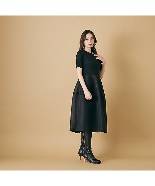 M－StyleLuxeコラボ】【人気のため追加】メッシュスカート