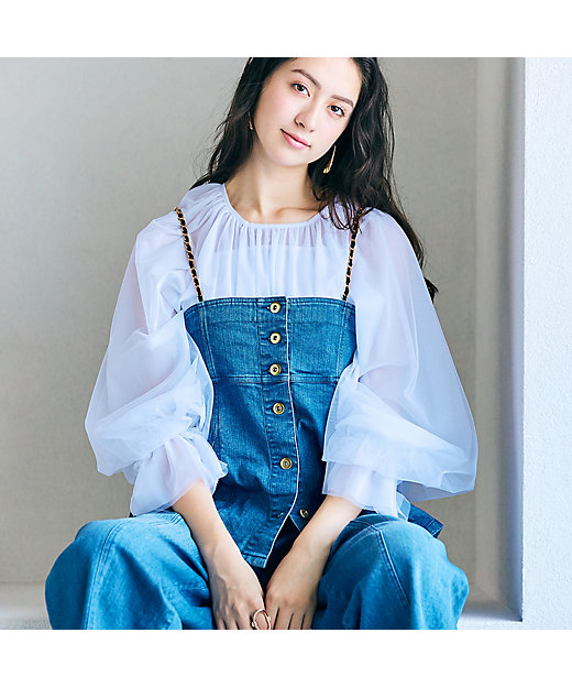 デニムキャミソールビスチェ（83032515） | Rose Tiara (Women