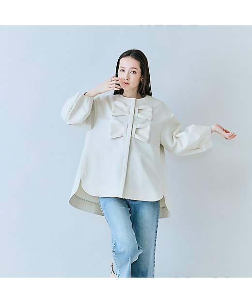 ダブルリボンジャケット（83102602） | Rose Tiara (Women