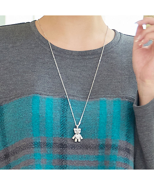 ゆらゆらクマちゃんネックレス（21145504） | MISSEL/ミゼール