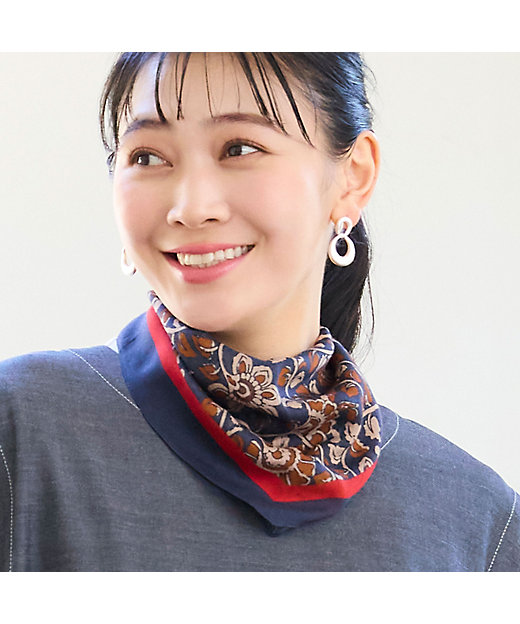 洗える】ダイヤスカーフ（21162604） | MISSEL/ミゼール