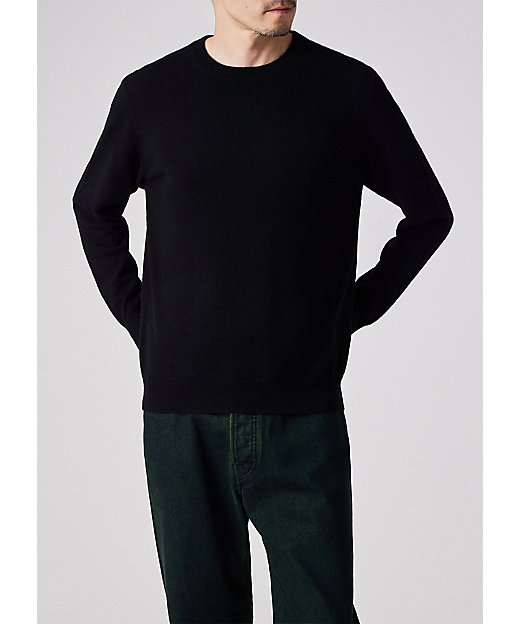 アーティストストライプポイント カシミヤ ニット