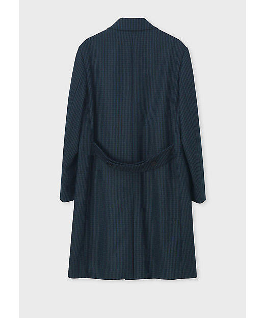 クラシックチェック バックベルト チェスターコート