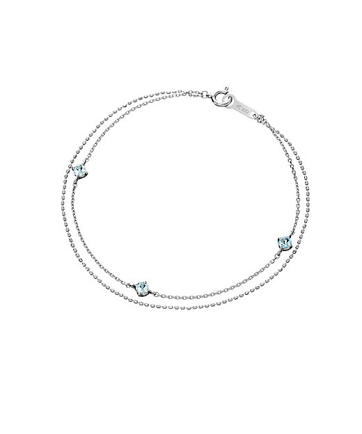 K10ホワイトゴールド ブレスレット | 4℃ (Women)/ヨンドシー