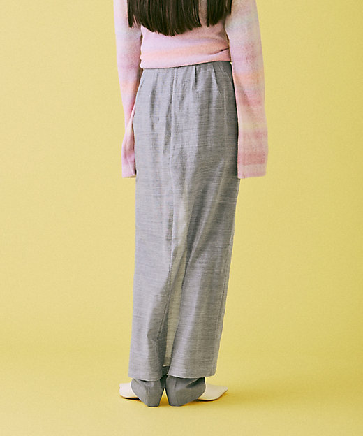 Wool Nylon Shimmering Trousers 6S