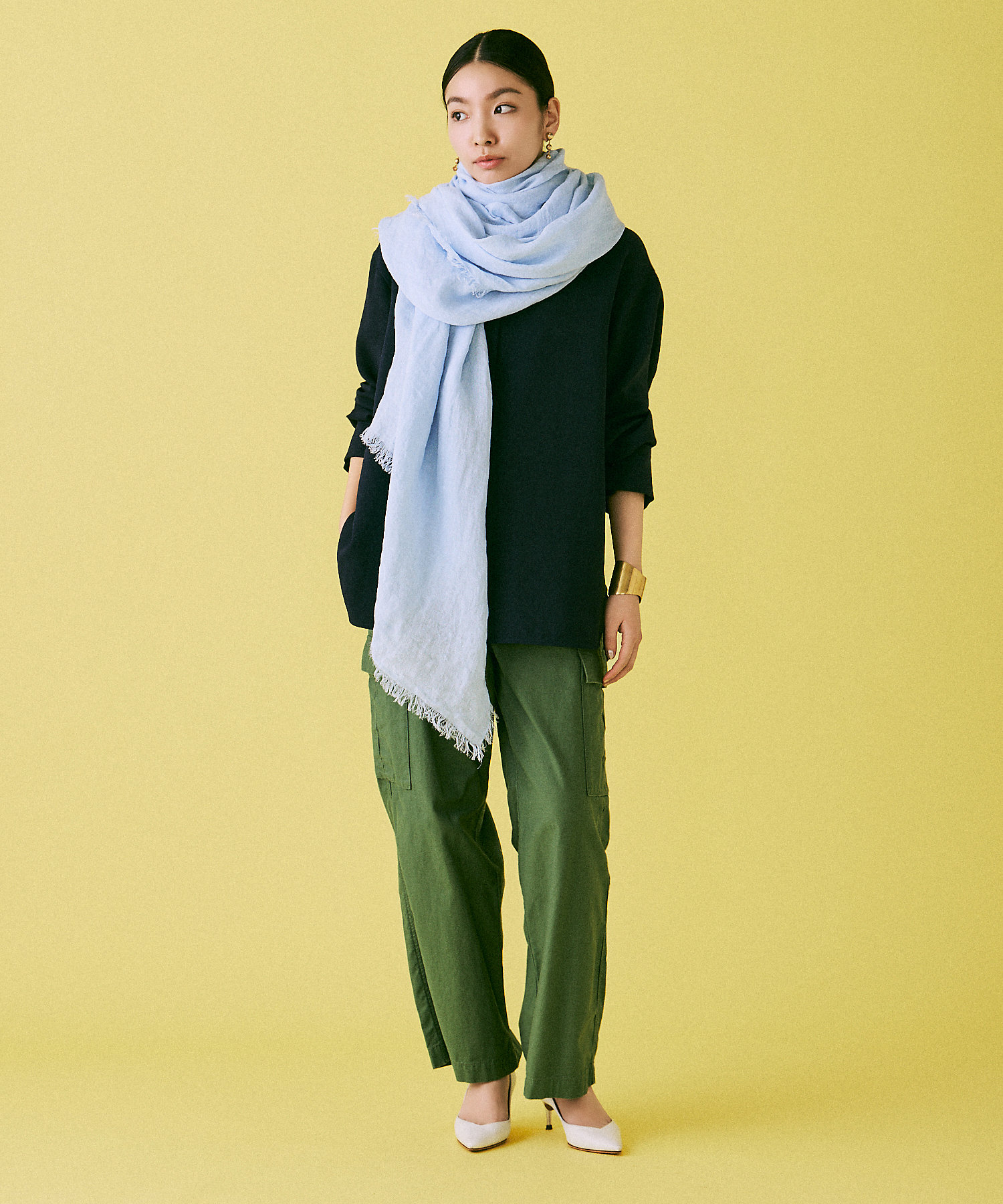 フランダース産リネンガーゼストール3 AM26SーST31 | ASAUCE