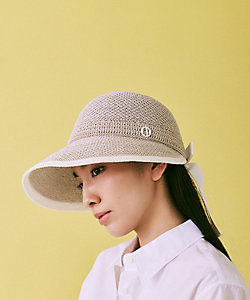 MESH KNIT ASYMMETRIC HAT CF009AI094