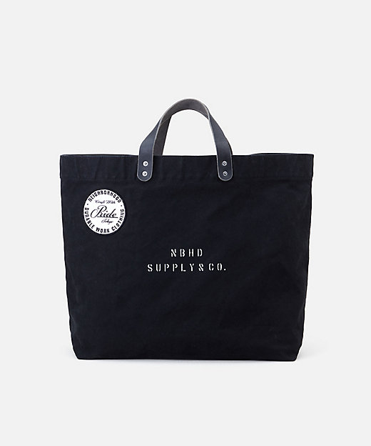 トートバッグ WASHED CANVAS TOTE BAG