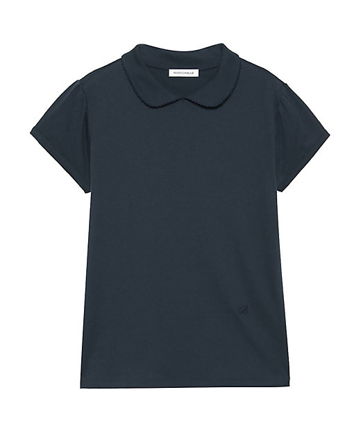 ROUND COLLAR H／S TEE SOFT COTTON