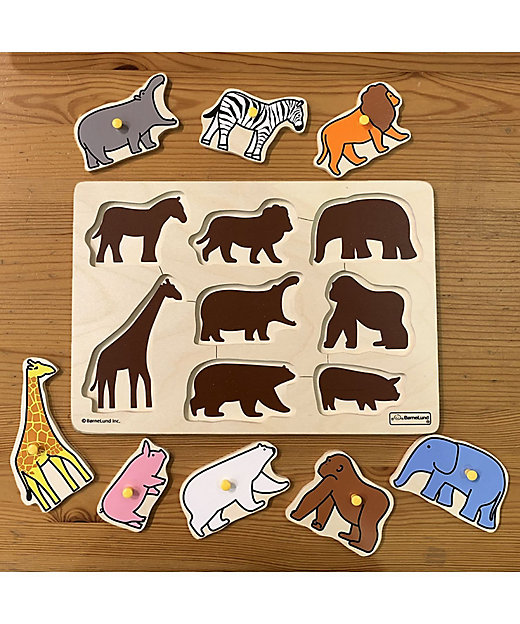 受注商品】ピックアップパズル 動物園 | BORNELUND (Baby&Kids