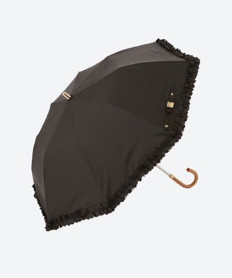 晴雨兼用折傘 ドビーフリル | LANVIN en Bleu (Women)/ランバン オン