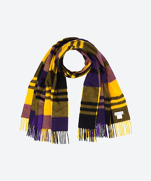 Primary Black Watch カシミヤチェックストール