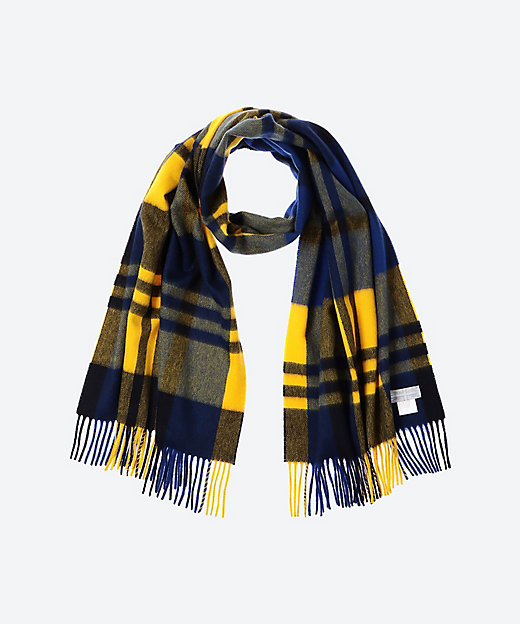 Primary Black Watch カシミヤチェックセミストール