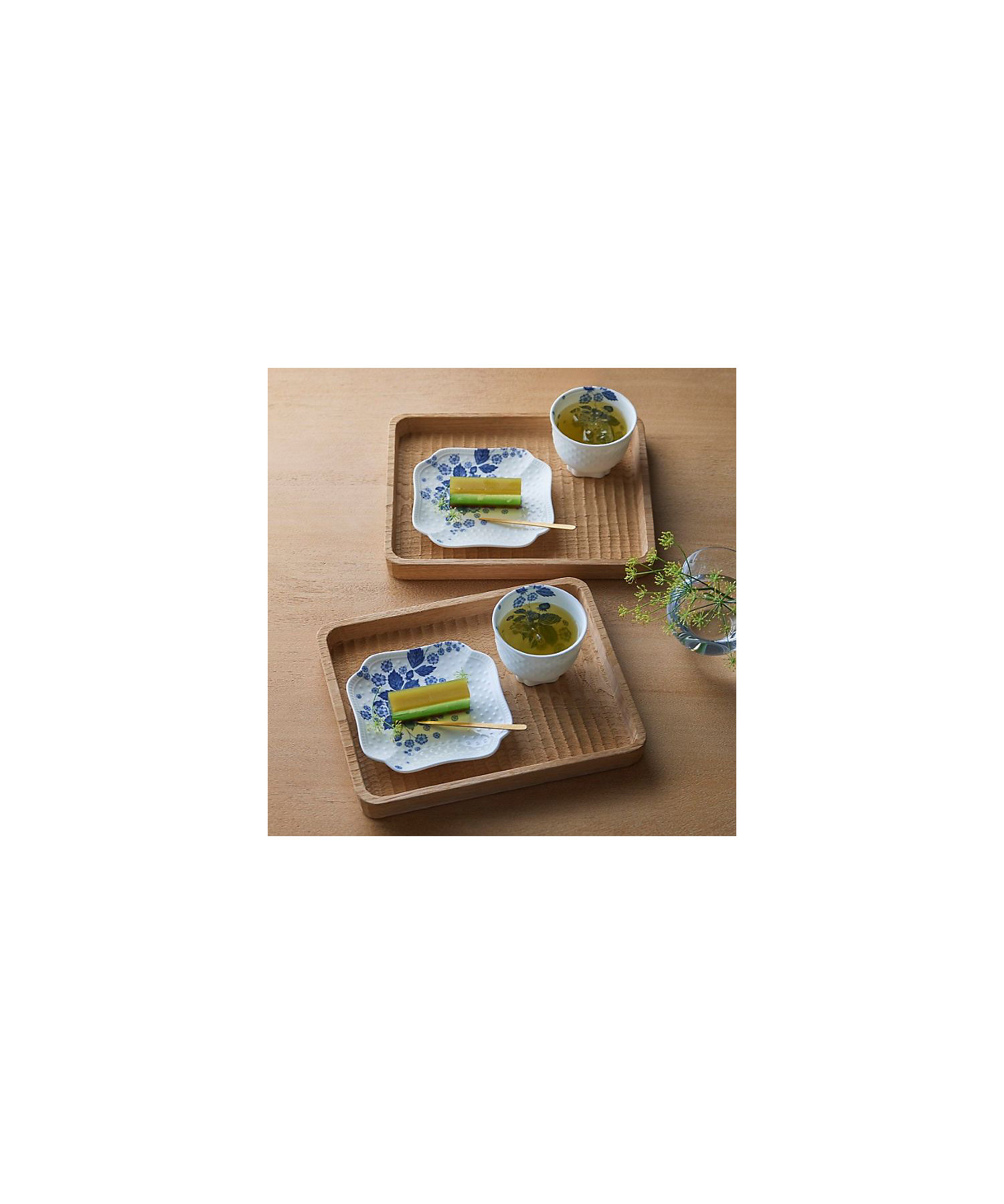 ストロベリー ブルーム インディゴ スモールプレート 5枚セット