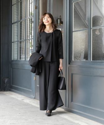 オンライン限定【オールシーズン・喪服・礼服・フォーマル】ノーカラー