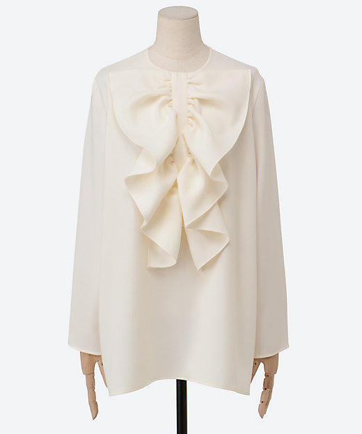 ロングスリーブボリュームラッフルブラウス YCB－425－503