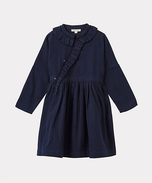 KAI DRESS／NAVY | CARAMEL (Baby&Kids)/キャラメル