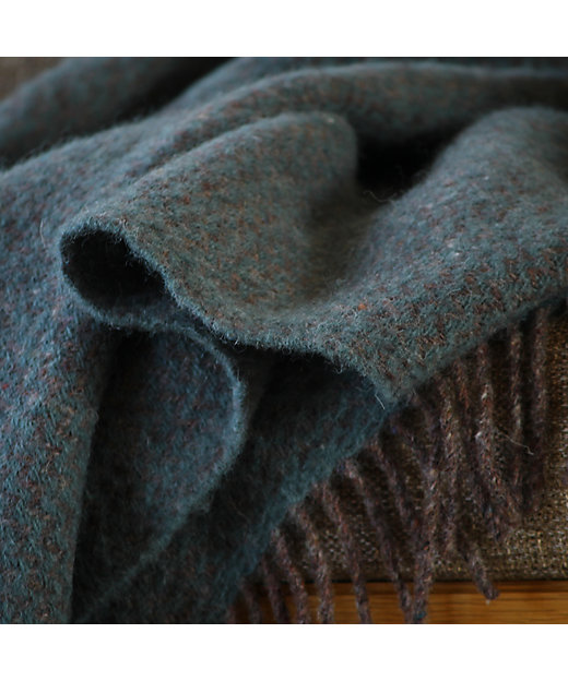 リサイクルウールスロー ウェーブ グリーン | KLIPPAN/クリッパン