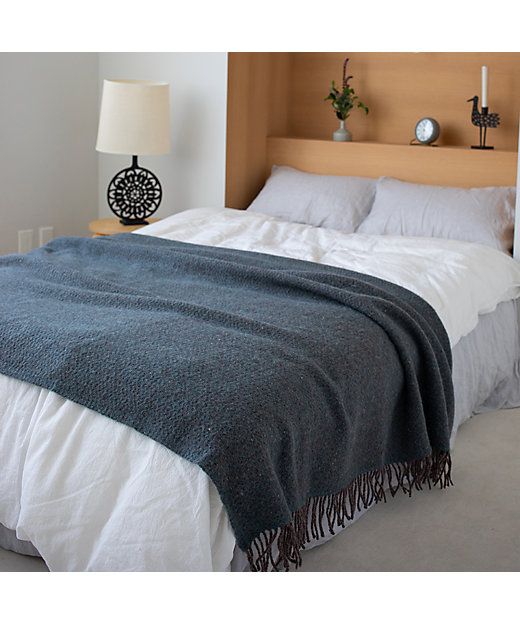 リサイクルウールスロー ウェーブ グリーン | KLIPPAN/クリッパン