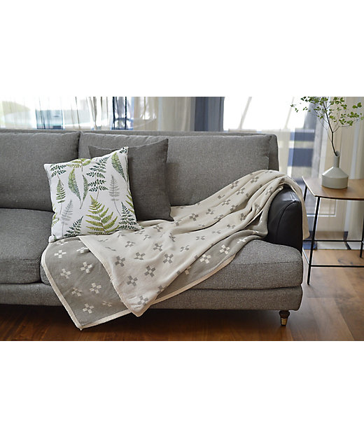 シュニールコットン シングルブランケット シャーンスンド エクリュ