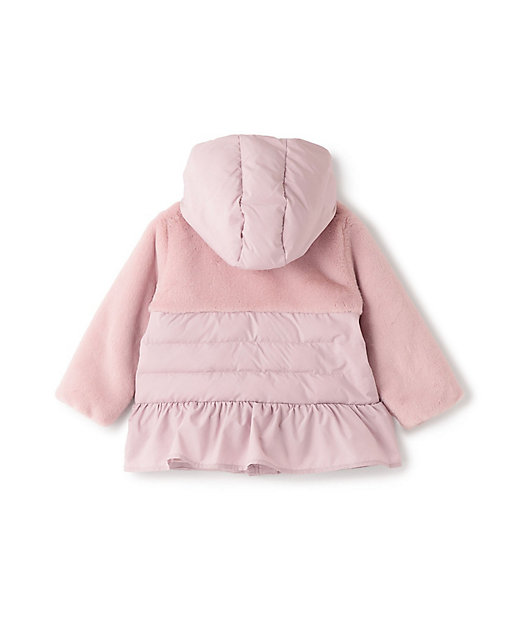 フェイクファー切り替え中綿ジャケット 8554500 | KATE SPADE