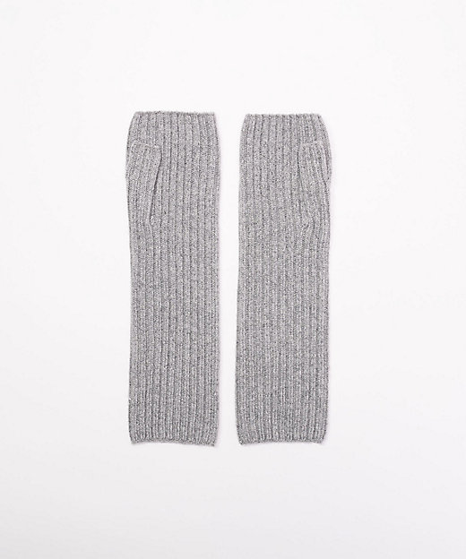 ミドルゲージカシミヤ 2x2リブアームウォーマー AM25Fー