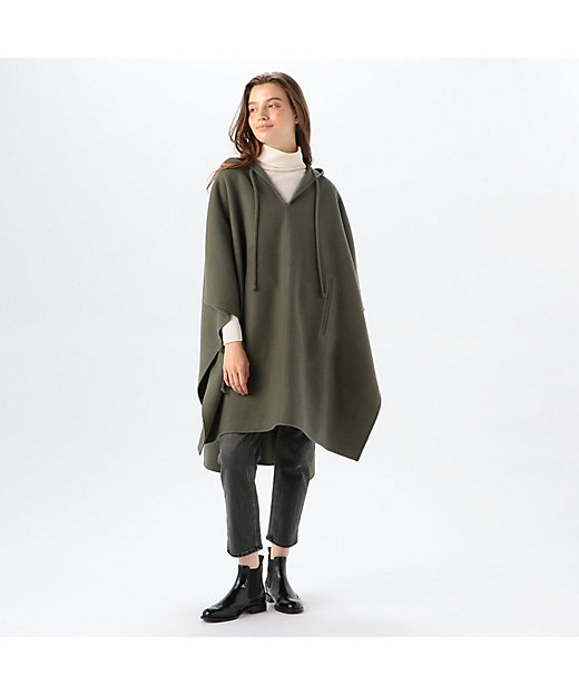ウールカシミヤリバー ポンチョ | maison TOMORROWLAND/メゾン