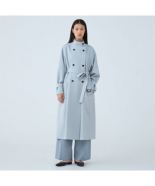 カバートクロス スタンドカラーコート | maison TOMORROWLAND/メゾン