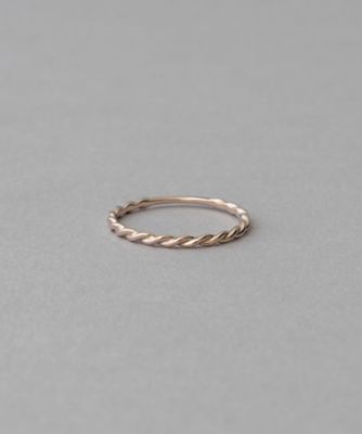 レイヤード］ K10MPG ツイスト リング | ete bijoux (Women