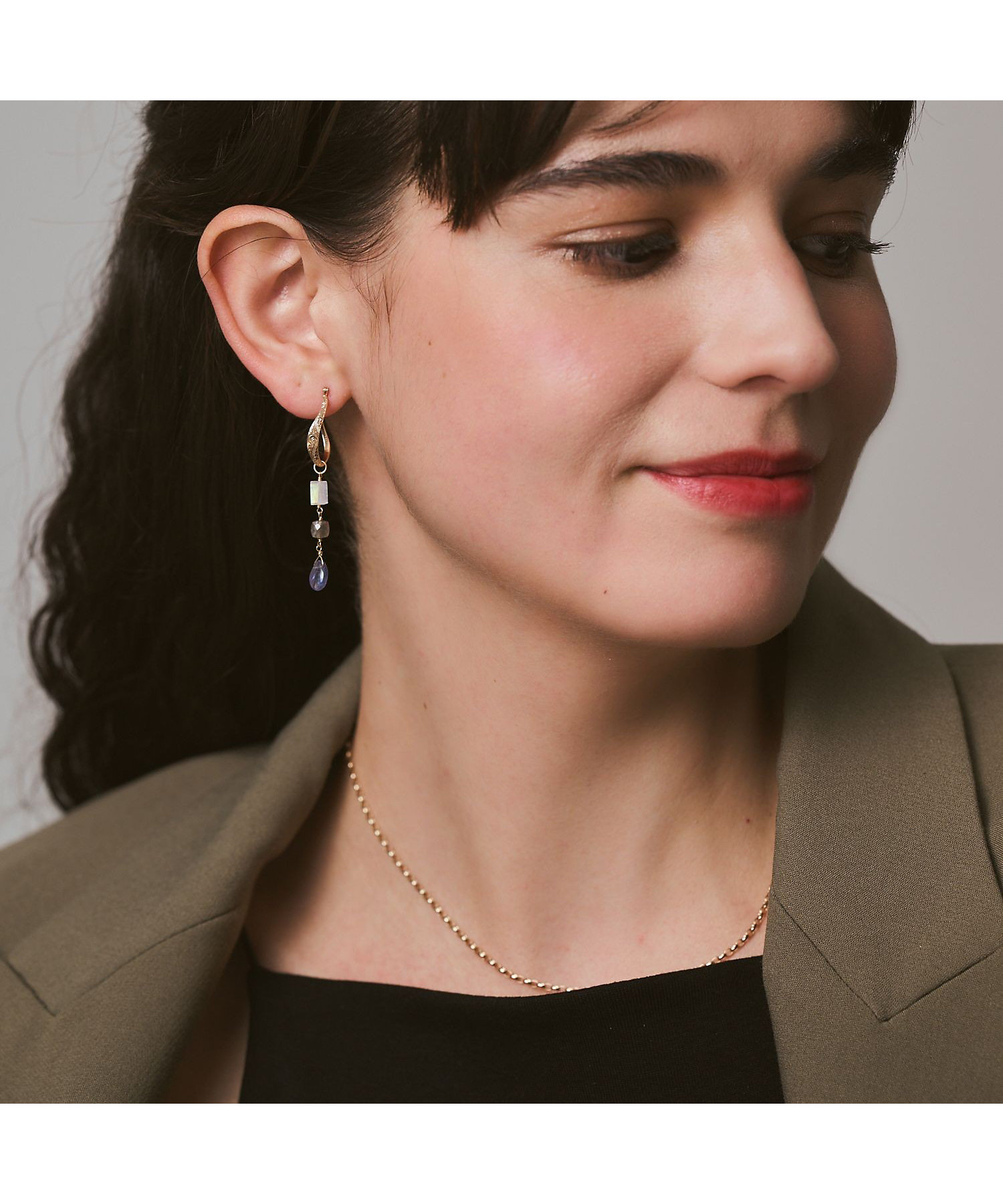 K10カイヤナイトピアスチャーム | agete/アガット | 三越伊勢丹