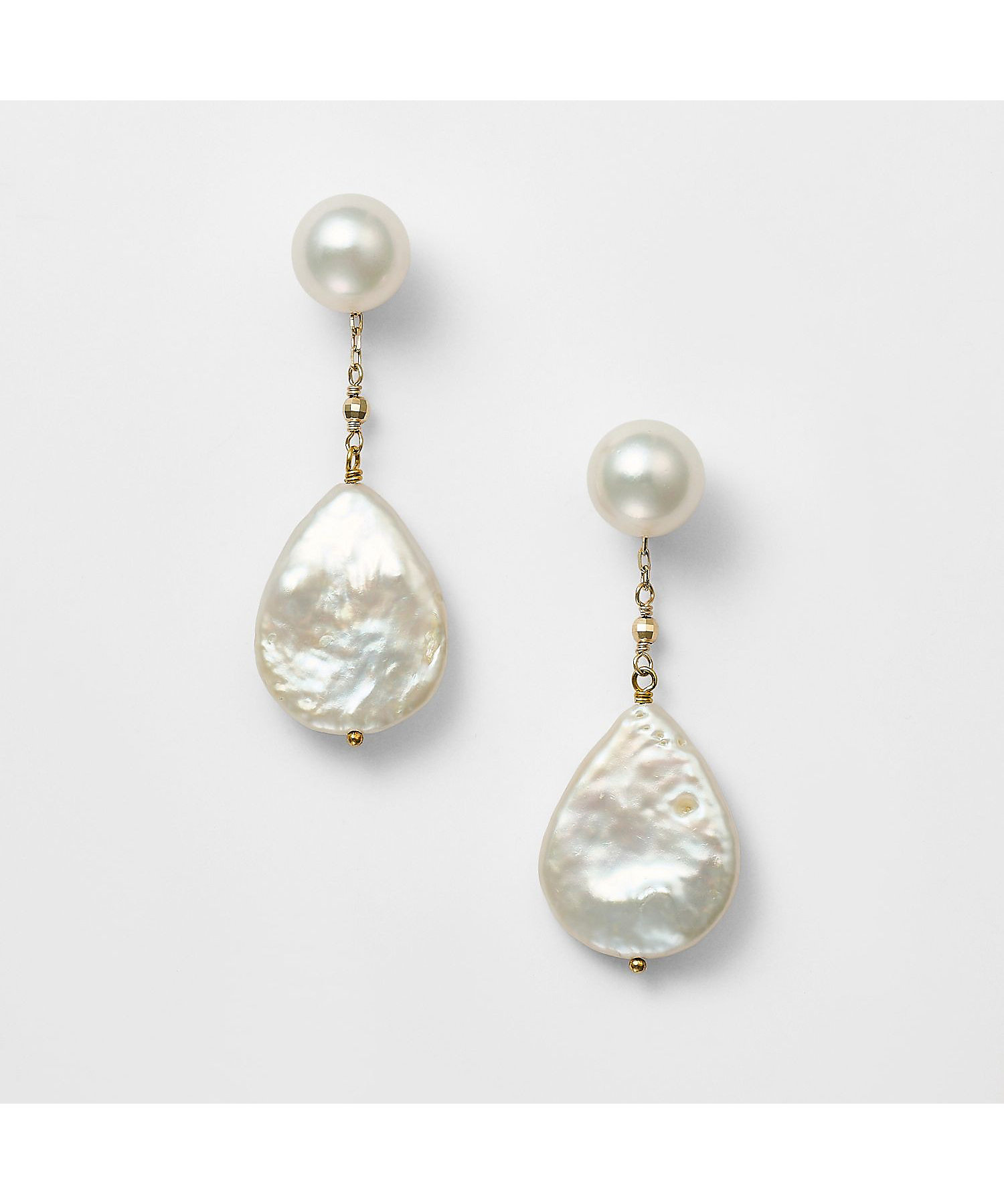 K10淡水パールピアスチャーム | agete/アガット | 三越伊勢丹