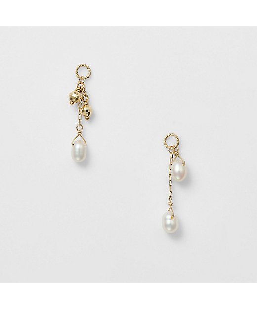 K10淡水パールピアスチャーム | agete/アガット | 三越伊勢丹