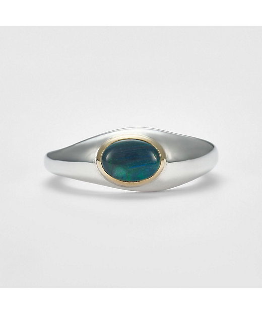 シルバー／K10ダークオパールリング | agete/アガット | 三越伊勢丹