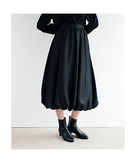 LOULOU WILLOUGHBY】チンツサテンバルーンスカート