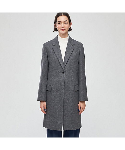 ウールカレッジフラノ チェスターコート | maison TOMORROWLAND/メゾン