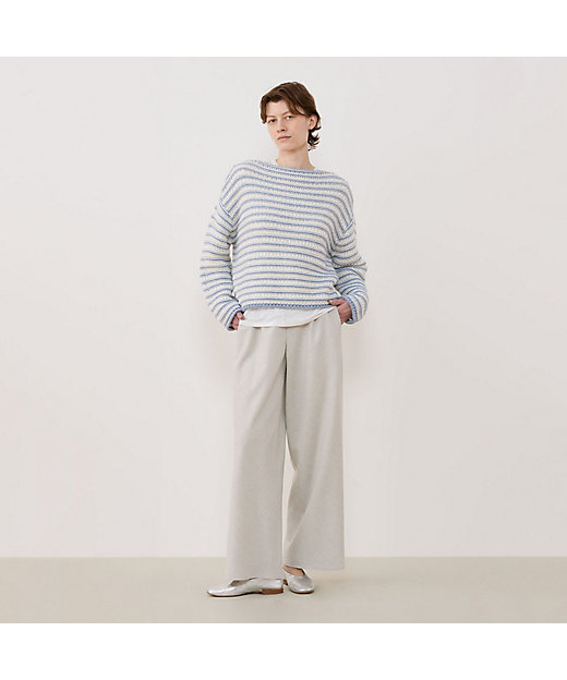 ウールサキソニー イージーワイドパンツ | GALERIE VIE (Women