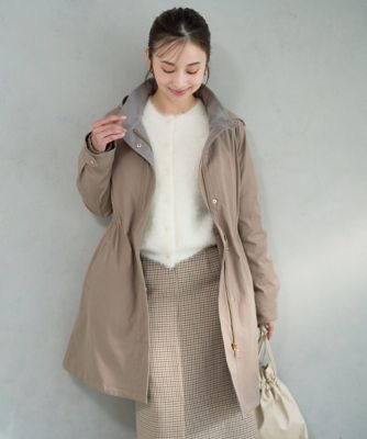 小さいサイズ】ダウンライナー付きマルチwayモッズコート／撥水加工