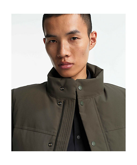 撥水 スタンドカラージップ キルティングベスト | AIGLE/エーグル