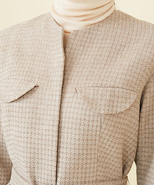 モールツイードノーカラージャケット | Sybilla (Women)/シビラ | 三越