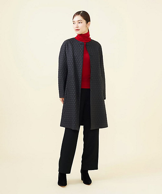 トライアングルキルトロングコート | Sybilla (Women)/シビラ | 三越