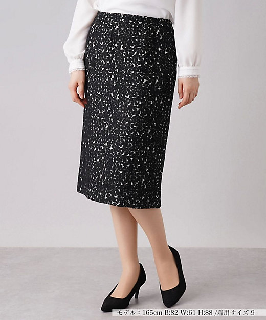 織柄タイトスカート | Leilian (Women)/レリアン | 三越伊勢丹