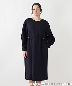 Vネックワンピース【BOURGE】 | Leilian plus house (Women